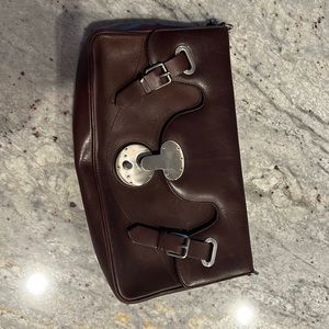 Ralph Lauren brown leather purse